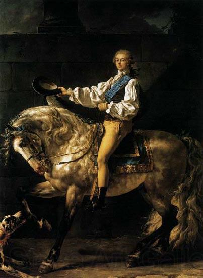 Jacques-Louis  David Count Potocki Germany oil painting art